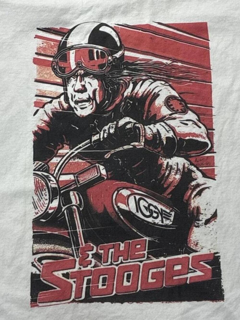 Iggy And The Stooges Preowned Medium Ringer T-shirt